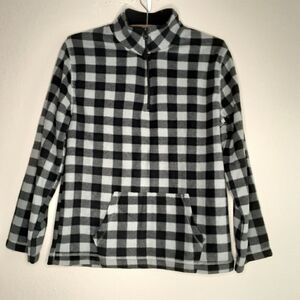 Cole Daniel Boys Buffalo Plaid Fleece Sweater L